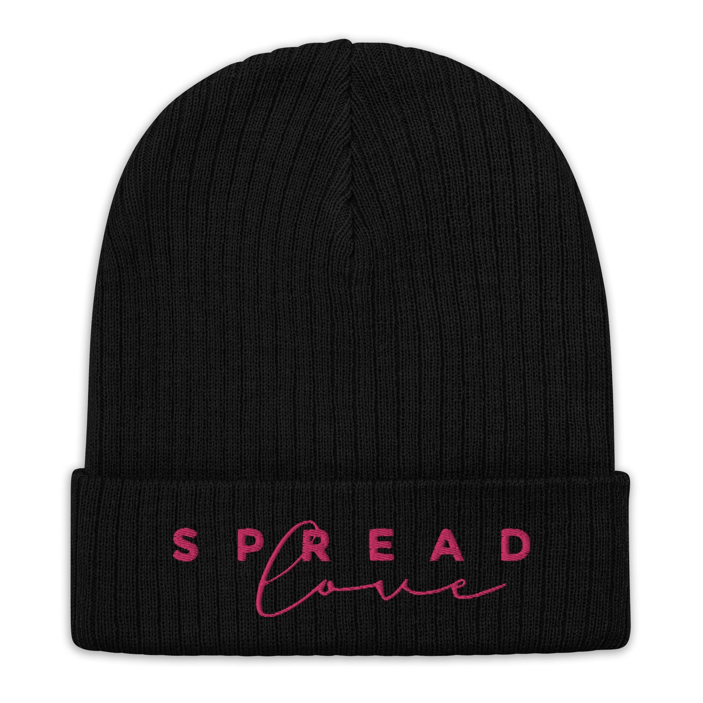 Spread Love - Ribbed Knit Beanie